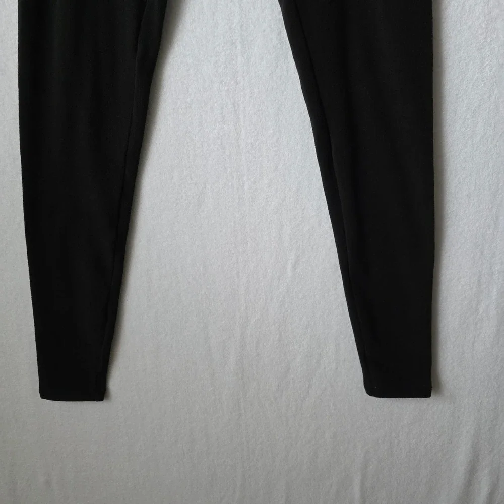 32 Degrees Heat Thermal Leggings Mens L Black New Fleece Lined Base Layer